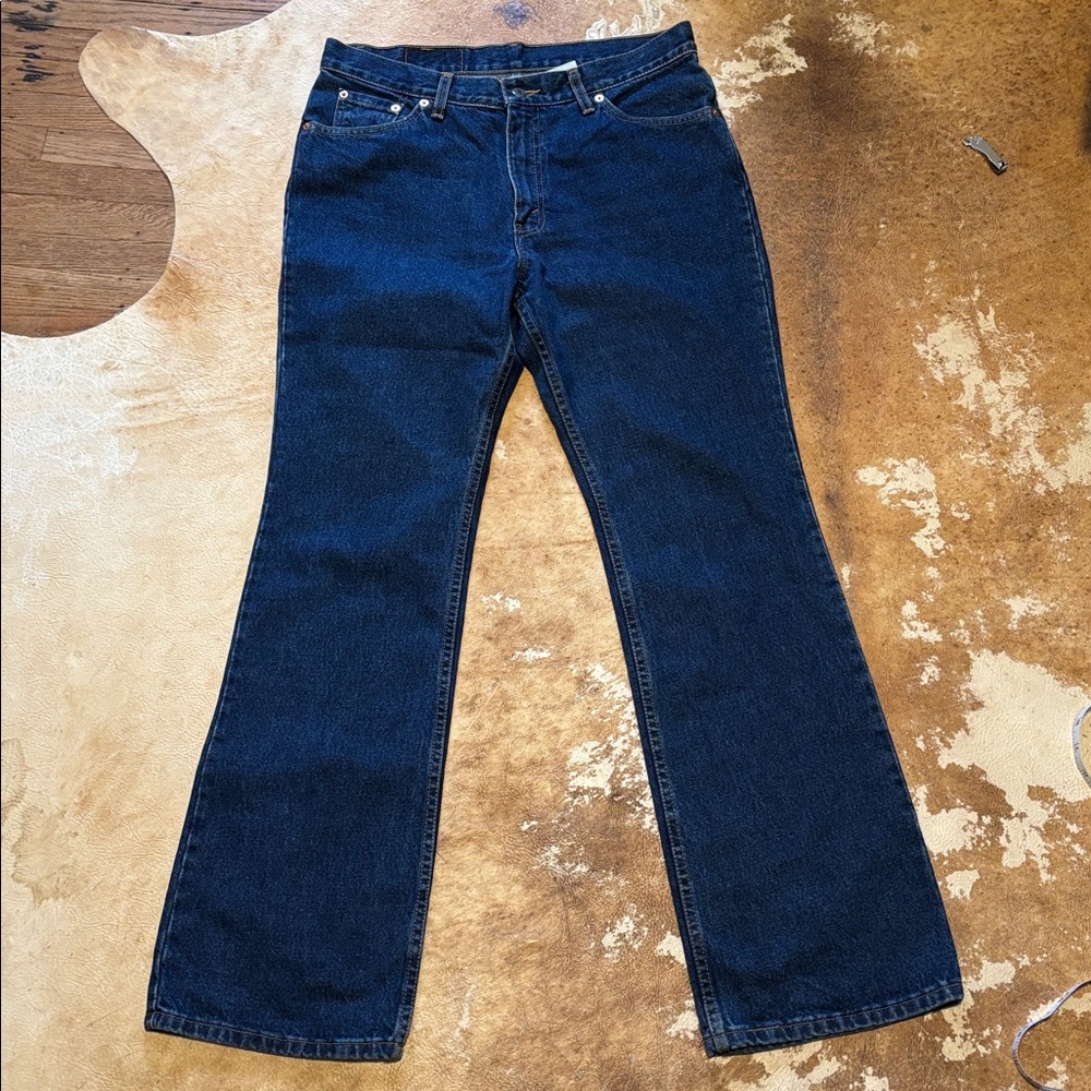 Vintage Levi's from the 90’s. Classic Indigo High rise bootcut Jeans. Size 13.